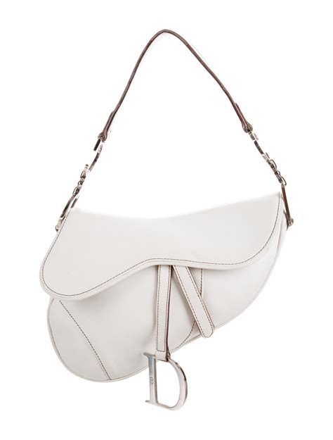 dior saddle bag silver hardware|fashionphile dior saddle bag.